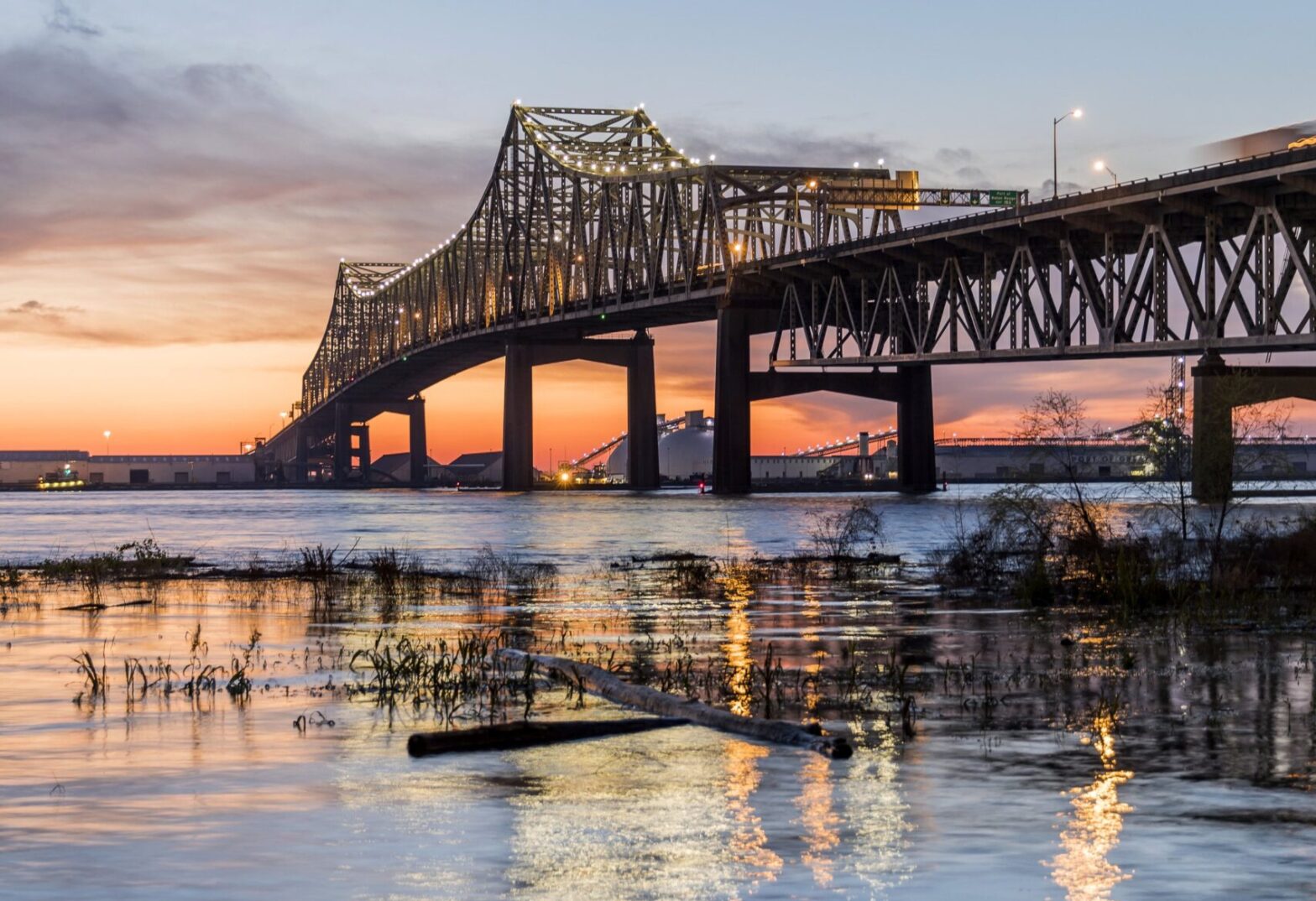 baton rouge bridge sunset area foundation