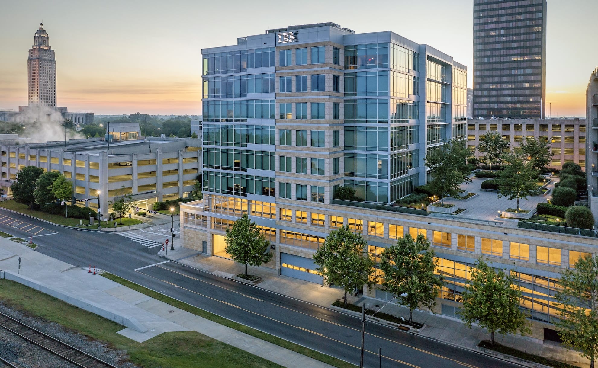 BRAF Office Building with the Baton Rouge Capital in the distance