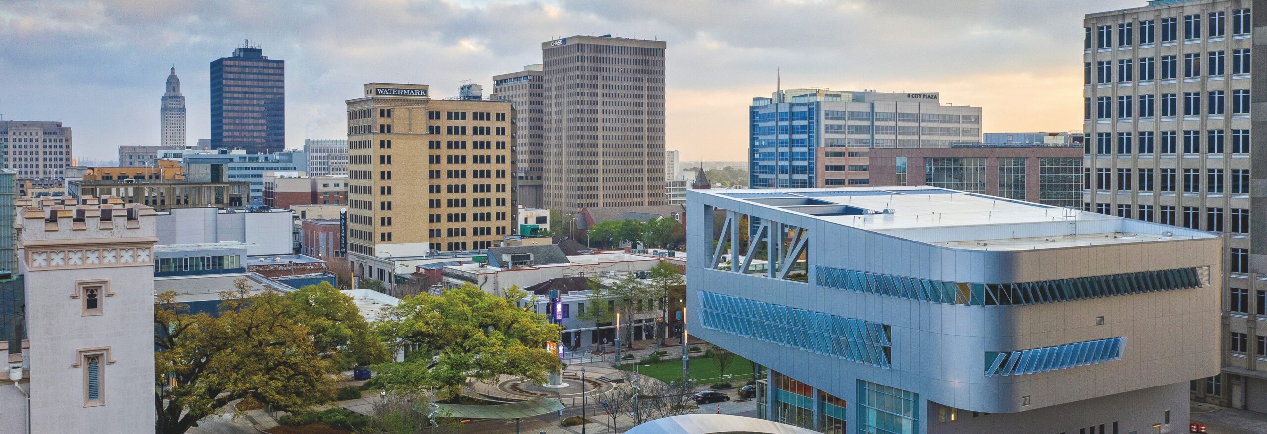 BRAF Office Building with the Baton Rouge Capital in the distance